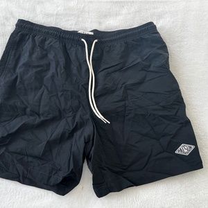 Black Pacsun 17" Swim Trunk